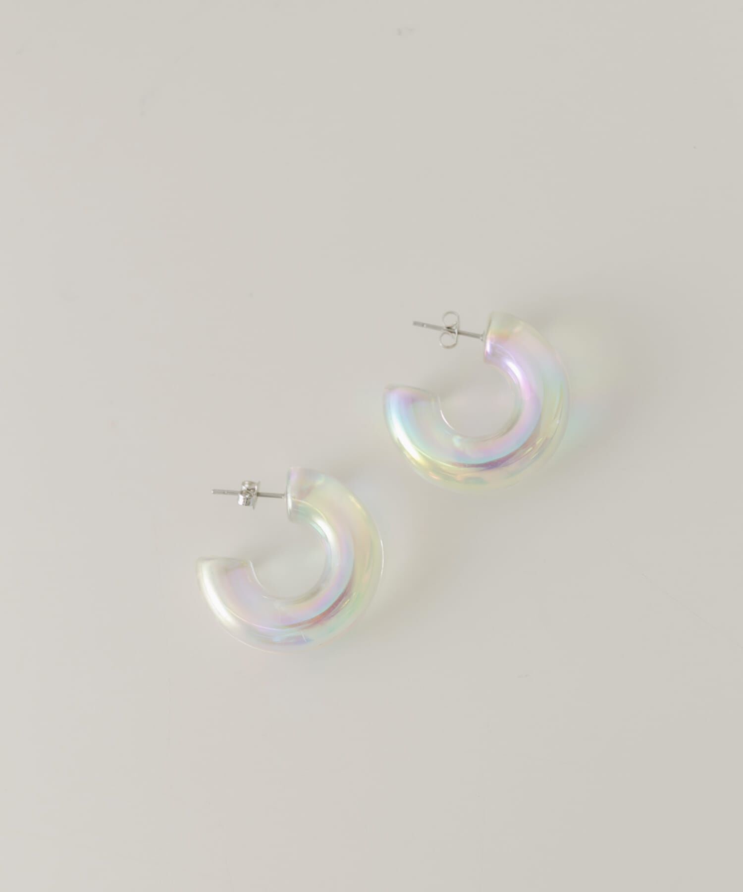 SMELLY「クリアボリュームフープピアス」|ピアス|