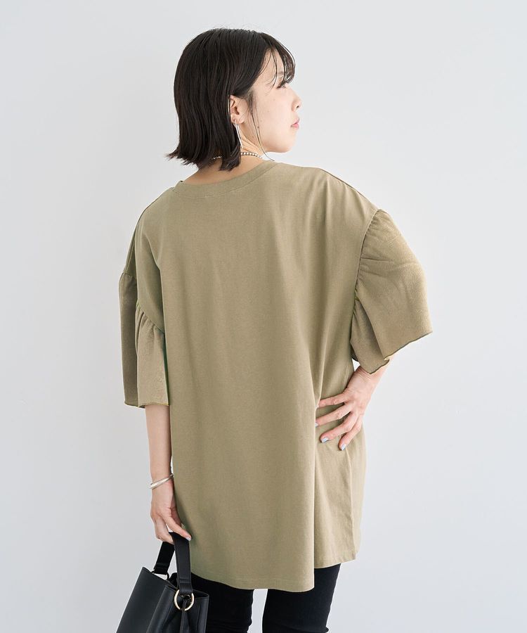 Green Parks「袖サテンドッキングチュニック」|チュニック|