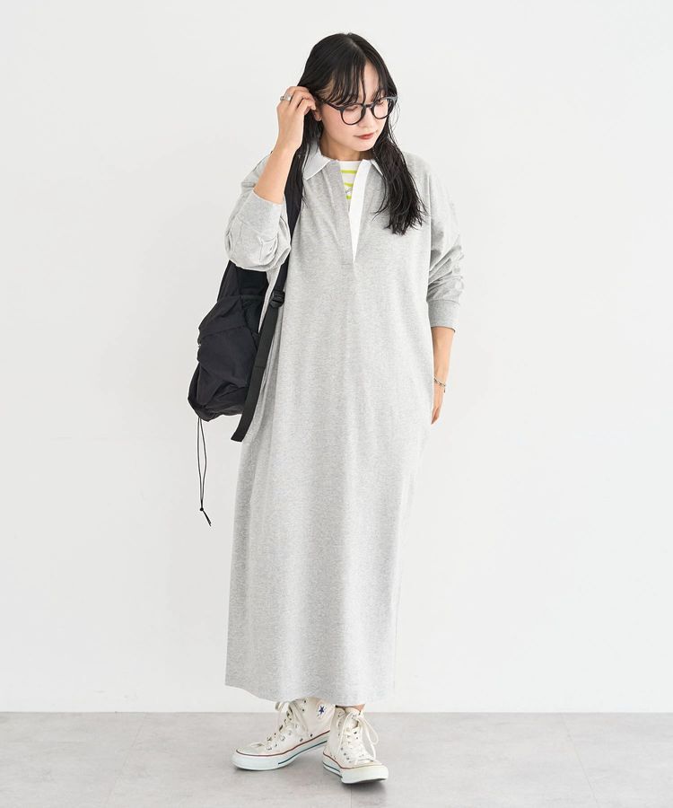 Green Parks「ラガーシャツワンピース」|ワンピース|