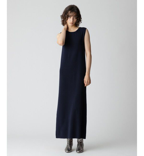 allureville「ハイツイストウール総針ストレートワンピース」|ワンピース|