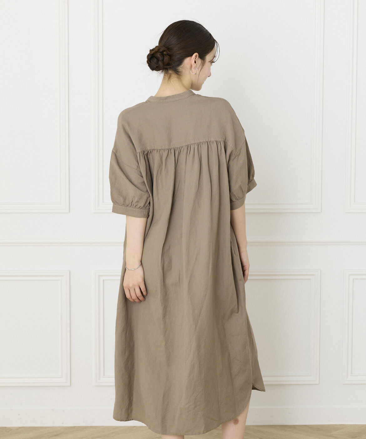 DAY by DAY it&rsquo;s international「レーヨンリネンギャザーワンピース」|ワンピース|