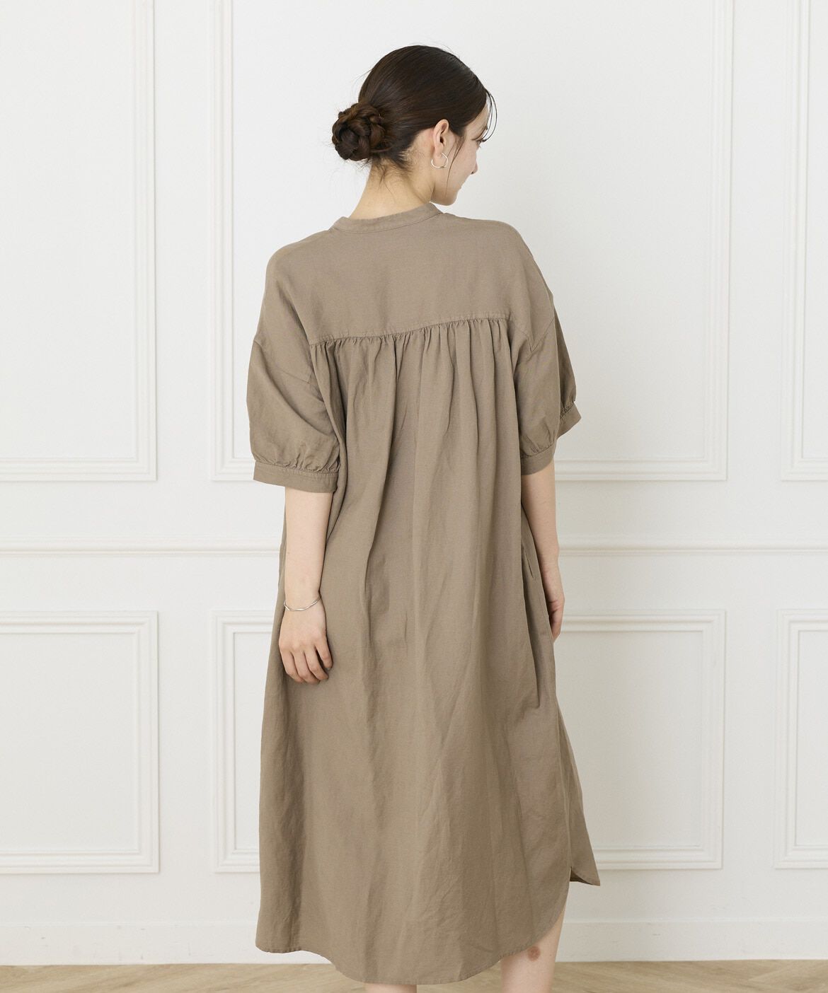 DAY by DAY it&rsquo;s international「レーヨンリネンギャザーワンピース」|ワンピース|