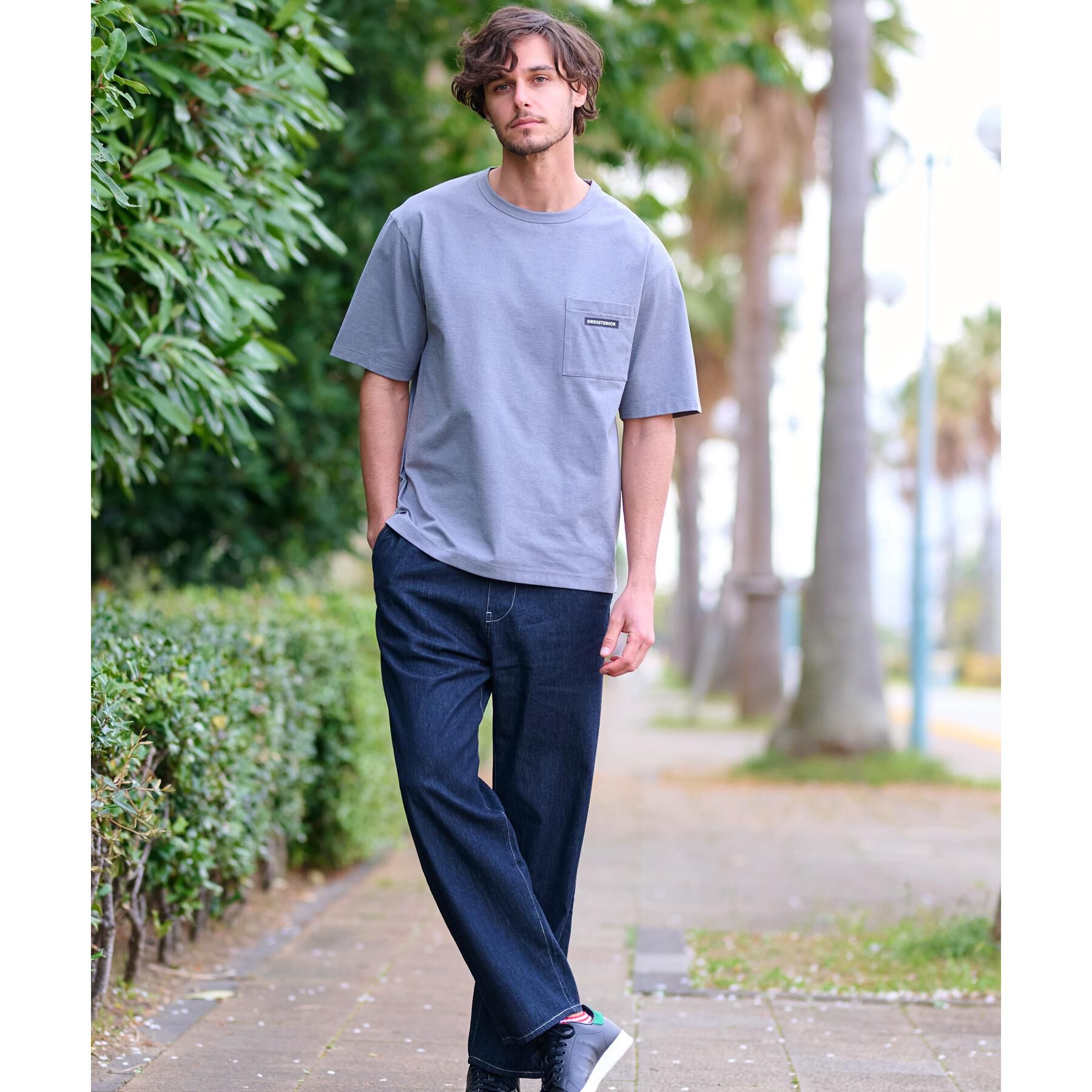 DRESSTERIOR「【クイックドライ】ONE OCEAN サステナブルTシャツ」|Tシャツ・カットソー|