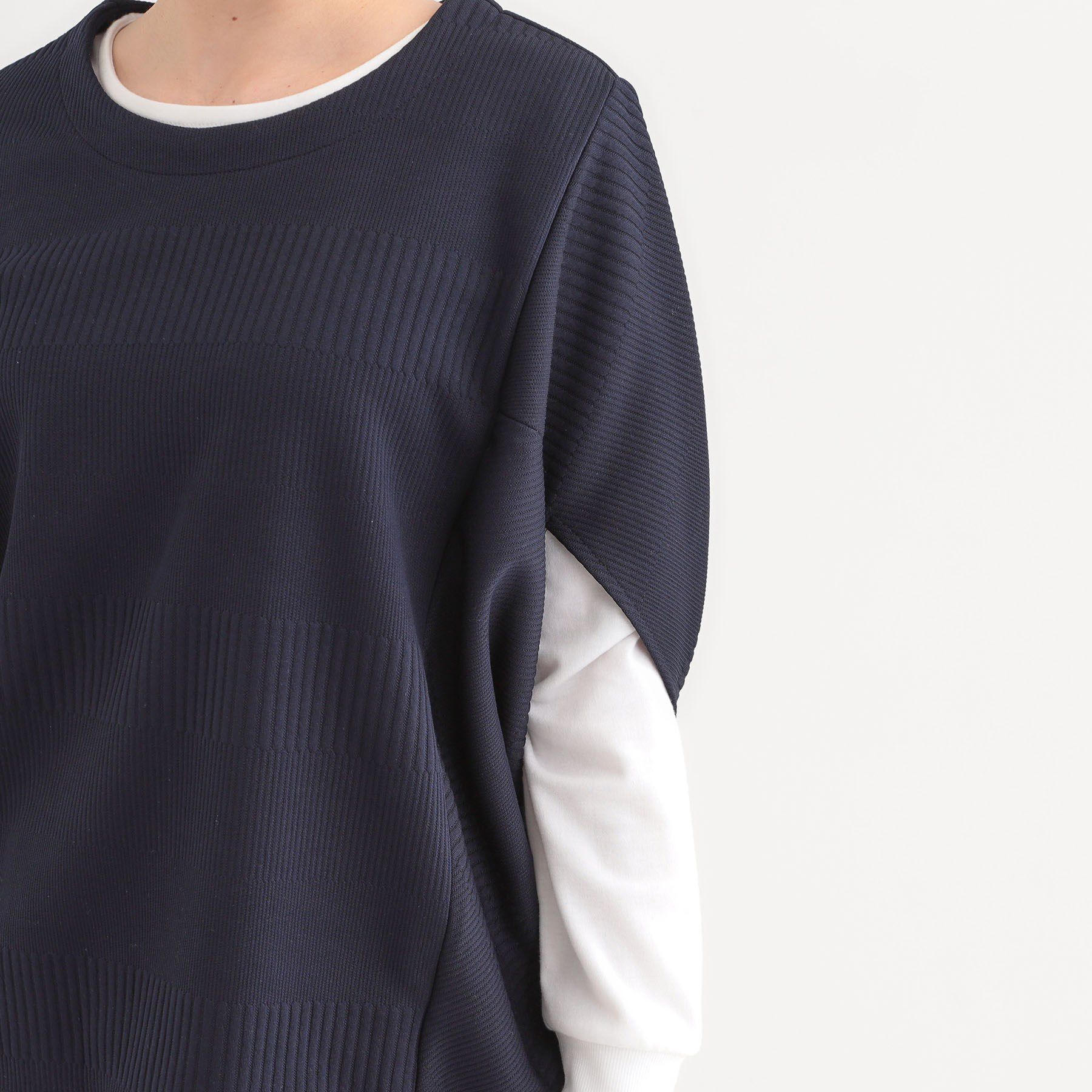 SHOO･LA･RUE「【2点セット/体型カバー】ロングシーズン楽しめる モモンガトップス＆ロンT」|その他|