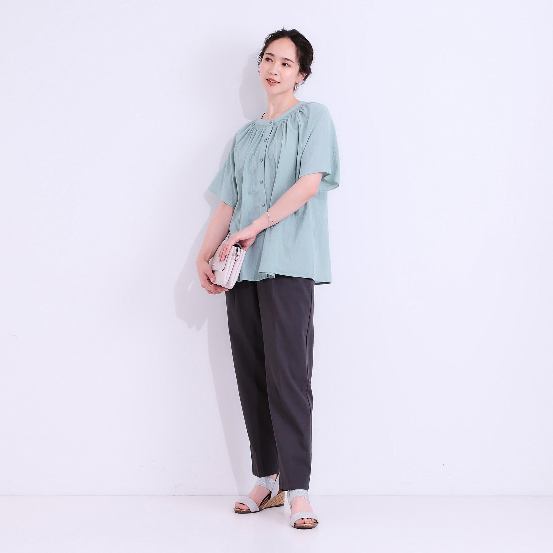 SHOO･LA･RUE「【S-LL/ひんやり】ストレッチで穿きやすい テーパードパンツ」|その他|