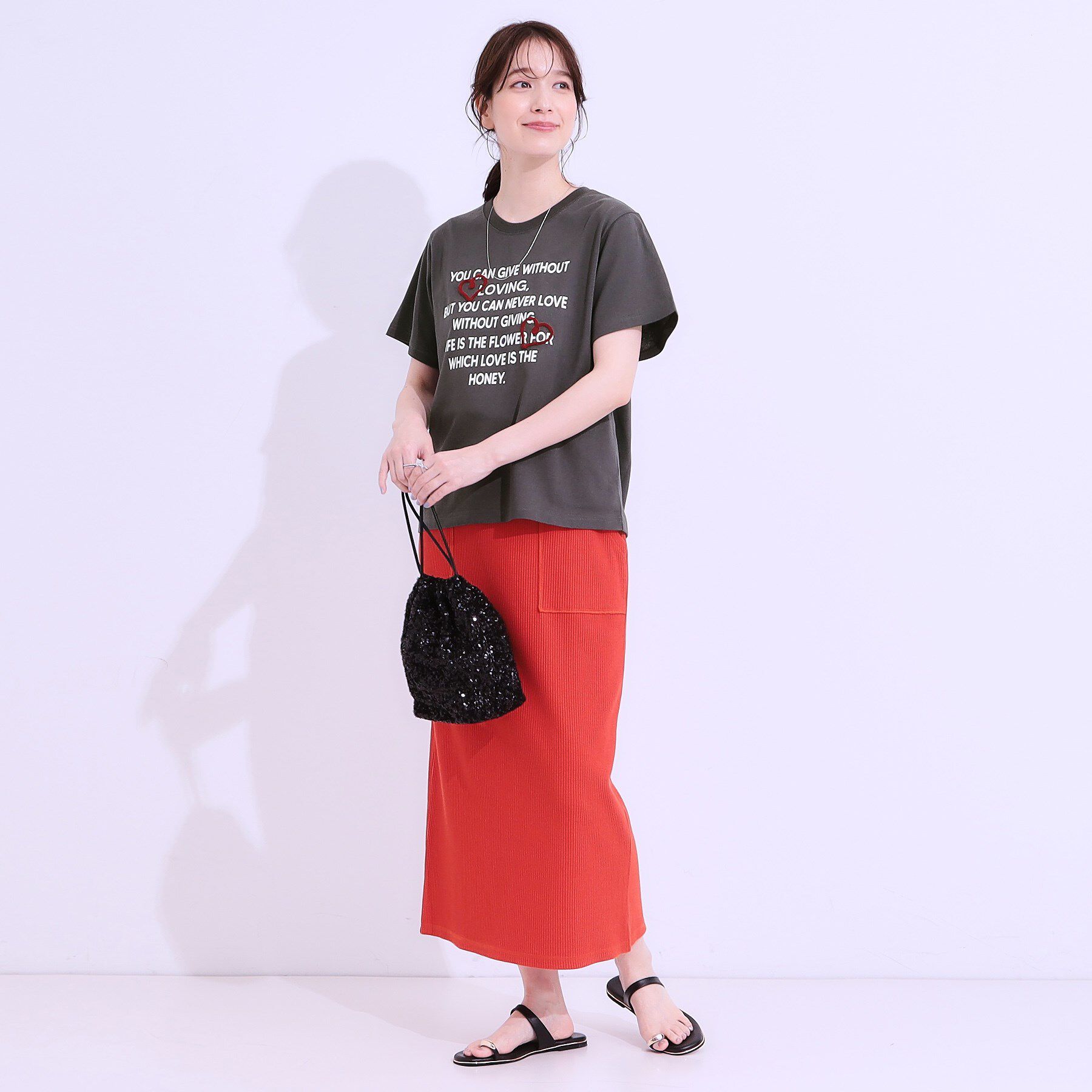 SHOO･LA･RUE「【S-LL】選べる4柄 デザイン刺繍アソートTシャツ」|Tシャツ・カットソー|
