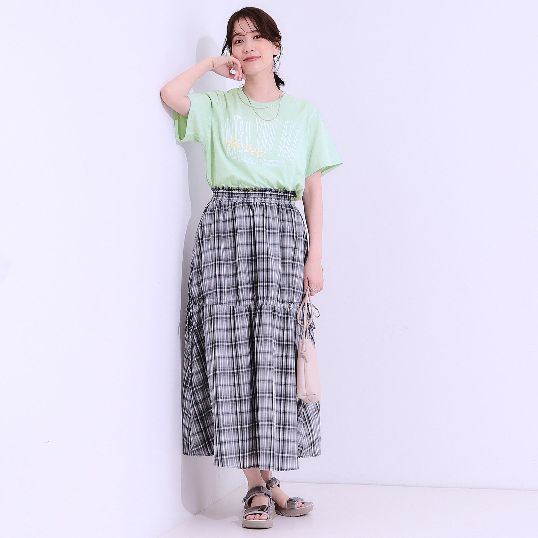 SHOO･LA･RUE「【S-LL】選べる4柄 デザイン刺繍アソートTシャツ」|Tシャツ・カットソー|