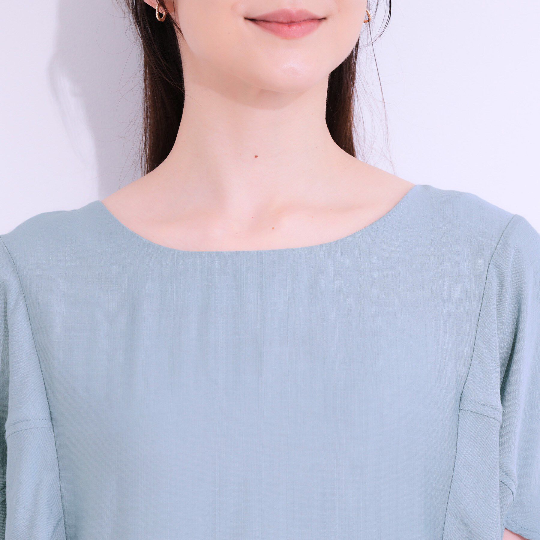 SHOO･LA･RUE「【S-LL/ひんやり/体型カバー】ゆるシルエットが心地よい ドルマンブラウス」|シャツ・ブラウス|