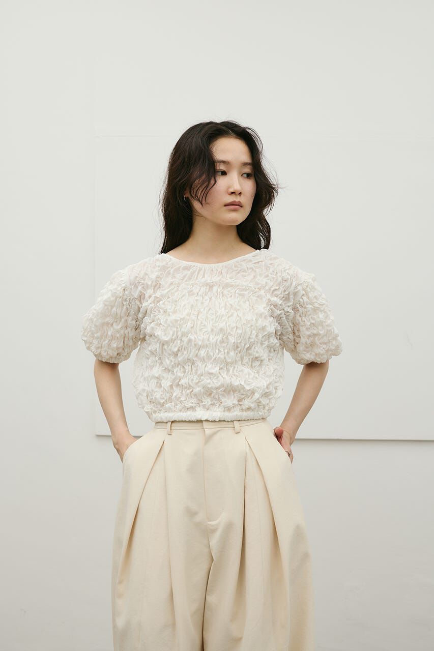 STYLEMIXER「フラッフィーショートトップ」|シャツ・ブラウス|
