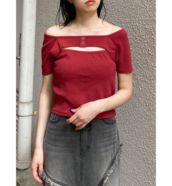 MURUA「2WAYレイヤードライクトップス」|Tシャツ・カットソー|