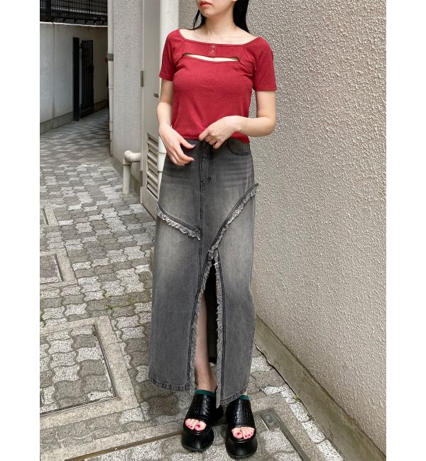 MURUA「2WAYレイヤードライクトップス」|Tシャツ・カットソー|