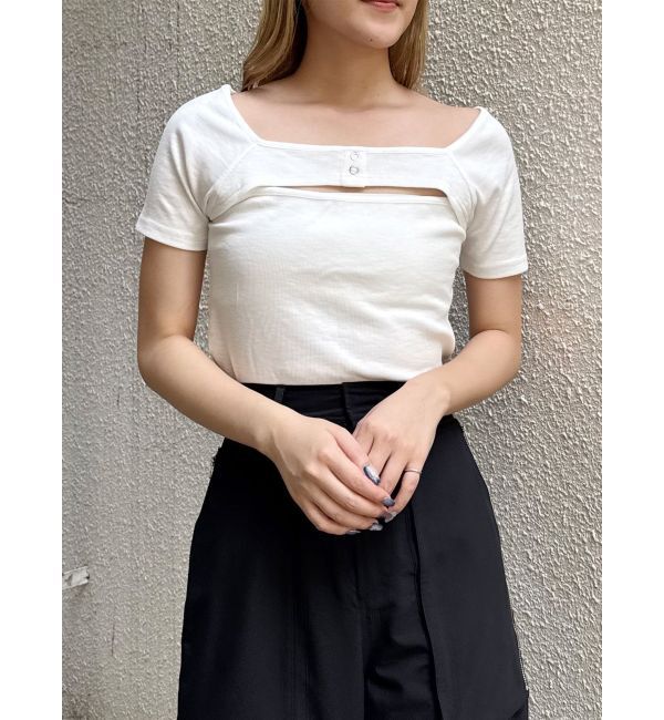 MURUA「2WAYレイヤードライクトップス」|Tシャツ・カットソー|