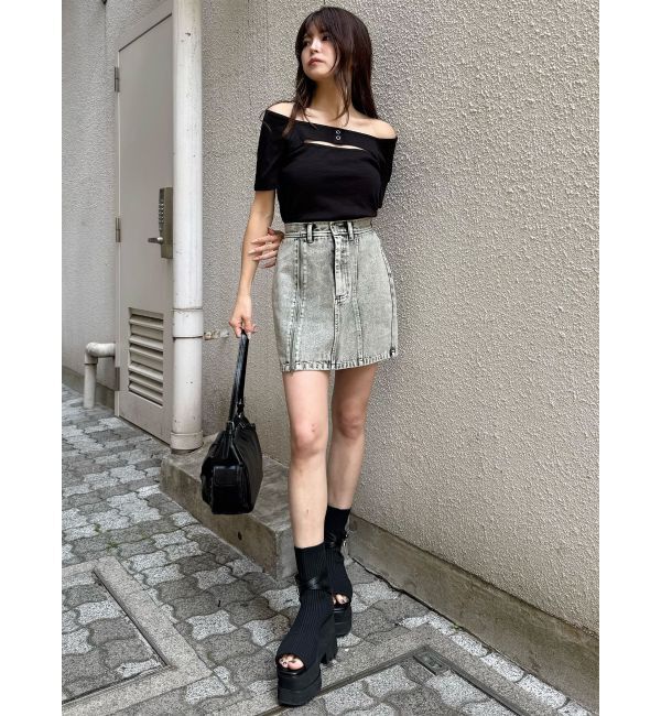 MURUA「2WAYレイヤードライクトップス」|Tシャツ・カットソー|