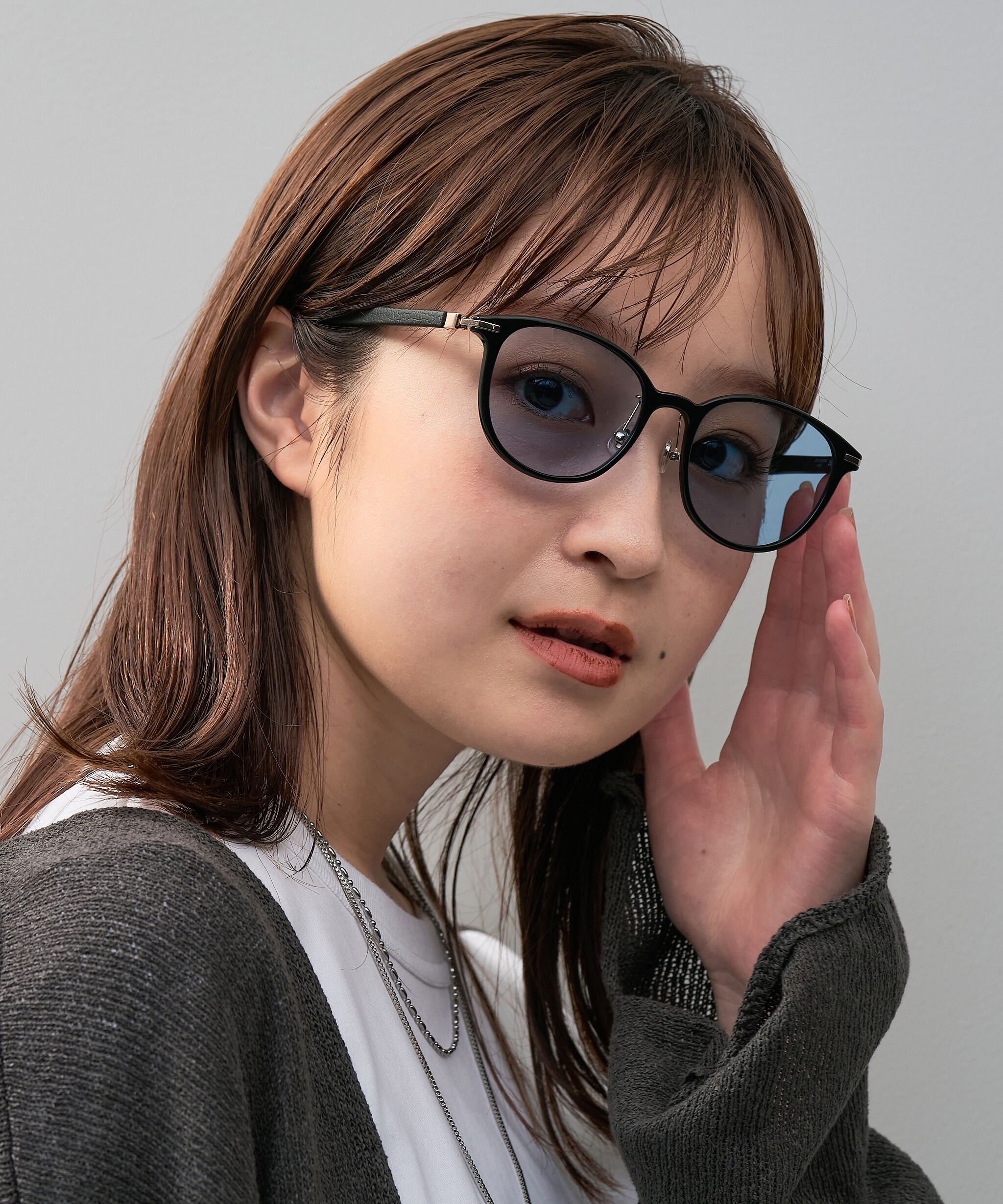  「SUNCUTGlasses/UV100%CUT ボストン型 サングラス | カラーレンズ｜紫外線対策 UVカット」|サングラス|