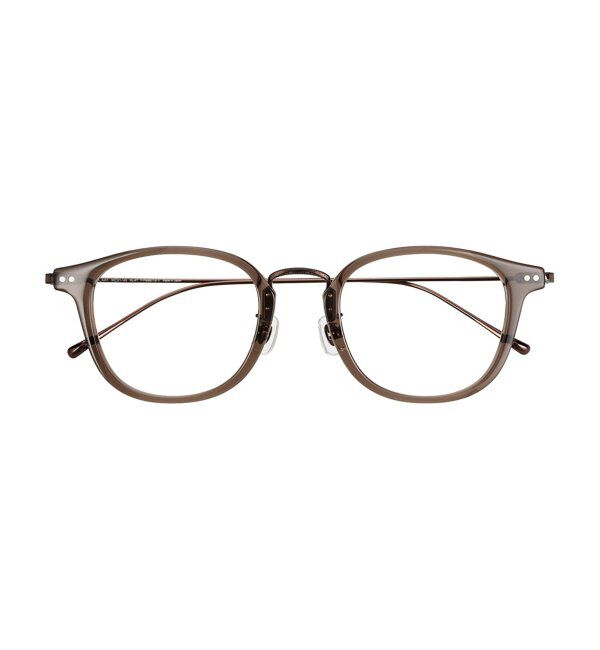  「Zoff｜メガネ｜高級感 チタン｜Made in JAPAN （メイドインジャパン） レンズ交換券付」|メガネ|ブラウン系その他1