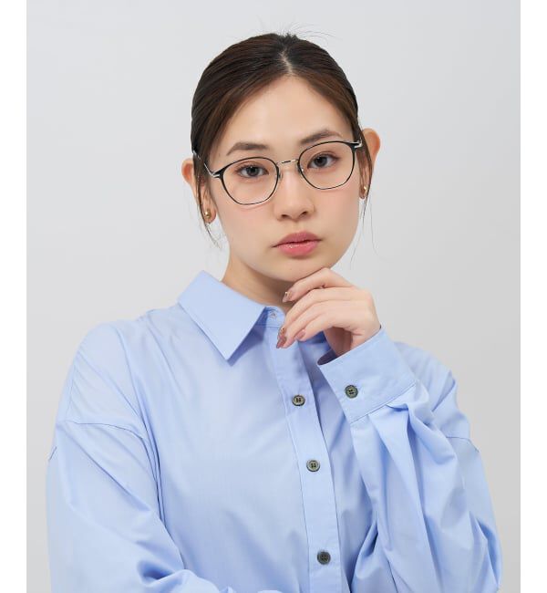  「ウェリントン型 メガネ | 軽量 眼鏡 伊達メガネ おしゃれ 読書 ビジネス FASHION レンズ交換券付」|メガネ|