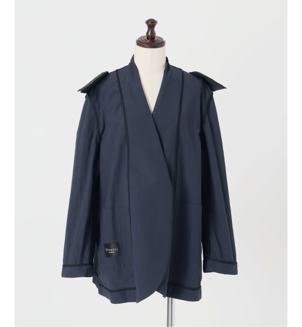 VERMEIL par iena「《手洗い可》Dry Touch Collarless ジャケット」|ノーカラージャケット|