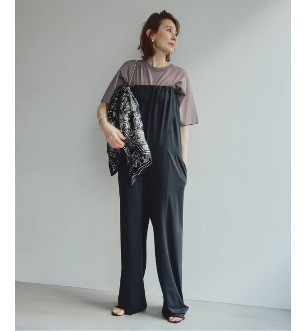 VERMEIL par iena「《予約》Drape Fit オールインワン」|オールインワン|