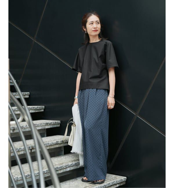 VERMEIL par iena「《手洗い可》ドットワイドパンツ」|その他|