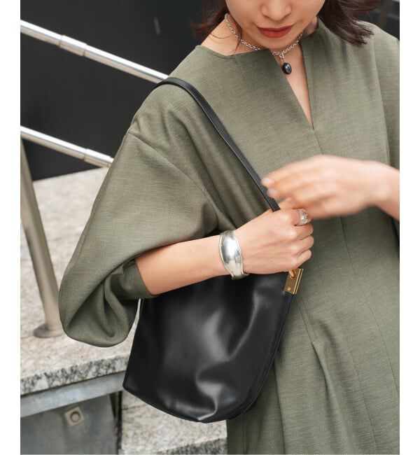 VERMEIL par iena「《一部WEB限定予約》FLAXASA jewel ox ウエストシェイプワンピース」|ワンピース|
