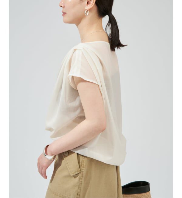 VERMEIL par iena「《手洗い可》SHEER TORO プルオーバー」|シャツ・ブラウス|