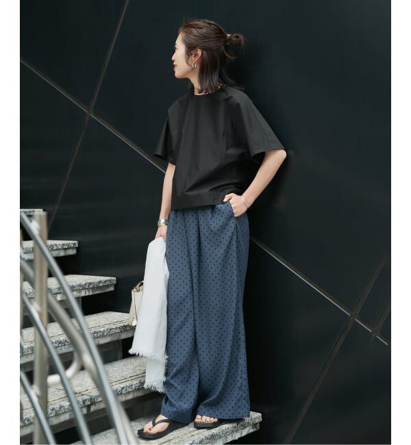 VERMEIL par iena「《予約》cotton back satin T-ブラウス」|シャツ・ブラウス|