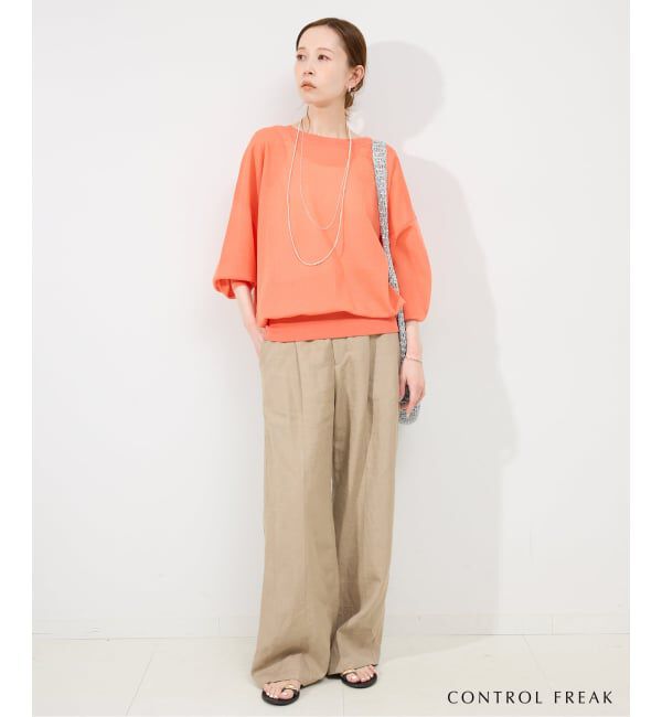 SLOBE IENA「《追加予約》CONTROL FREAK メタリックペーパークロッシェバッグ 254-121502」|ショルダー・メッセンジャー|