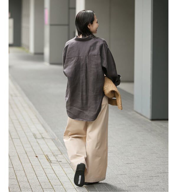 JOURNAL STANDARD「リネンレギュラーカラーシャツ」|シャツ・ブラウス|