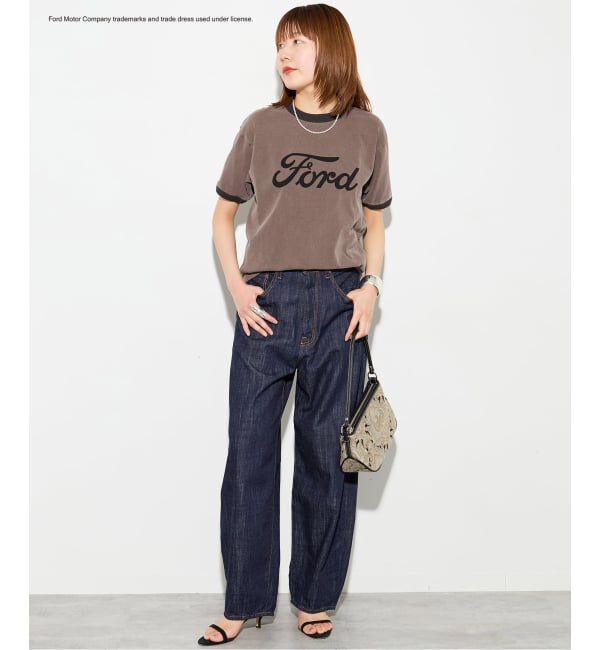 journal standard L'essage「《追加》【Ford】ロゴピグメントTシャツ」|Tシャツ・カットソー|