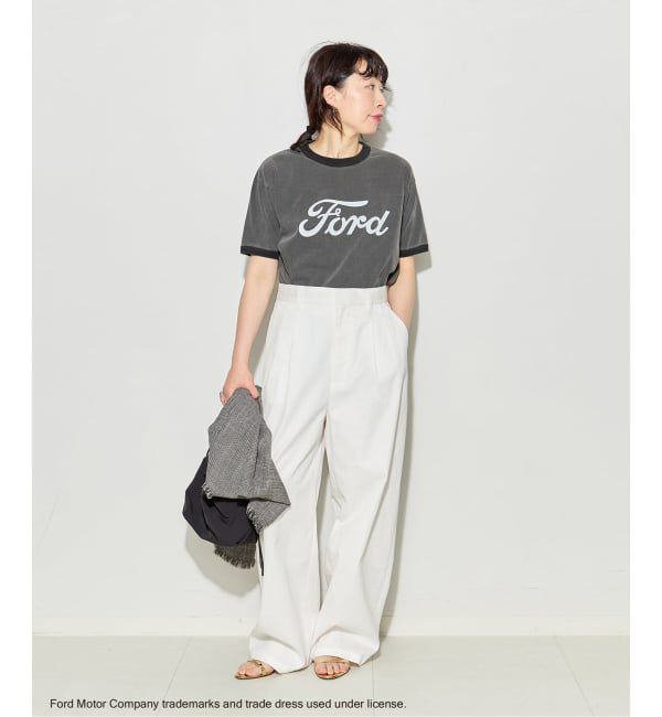 journal standard L'essage「《追加》【Ford】ロゴピグメントTシャツ」|Tシャツ・カットソー|
