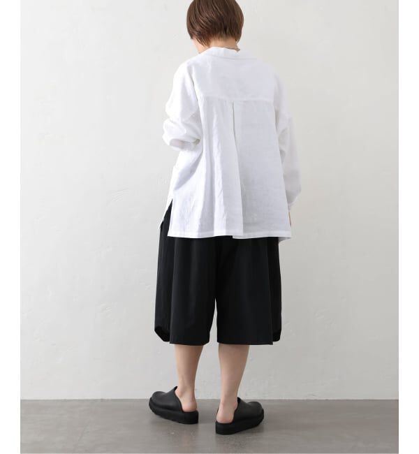journal standard luxe「《追加予約》リネンワッシャー スキッパーシャツ」|シャツ・ブラウス|