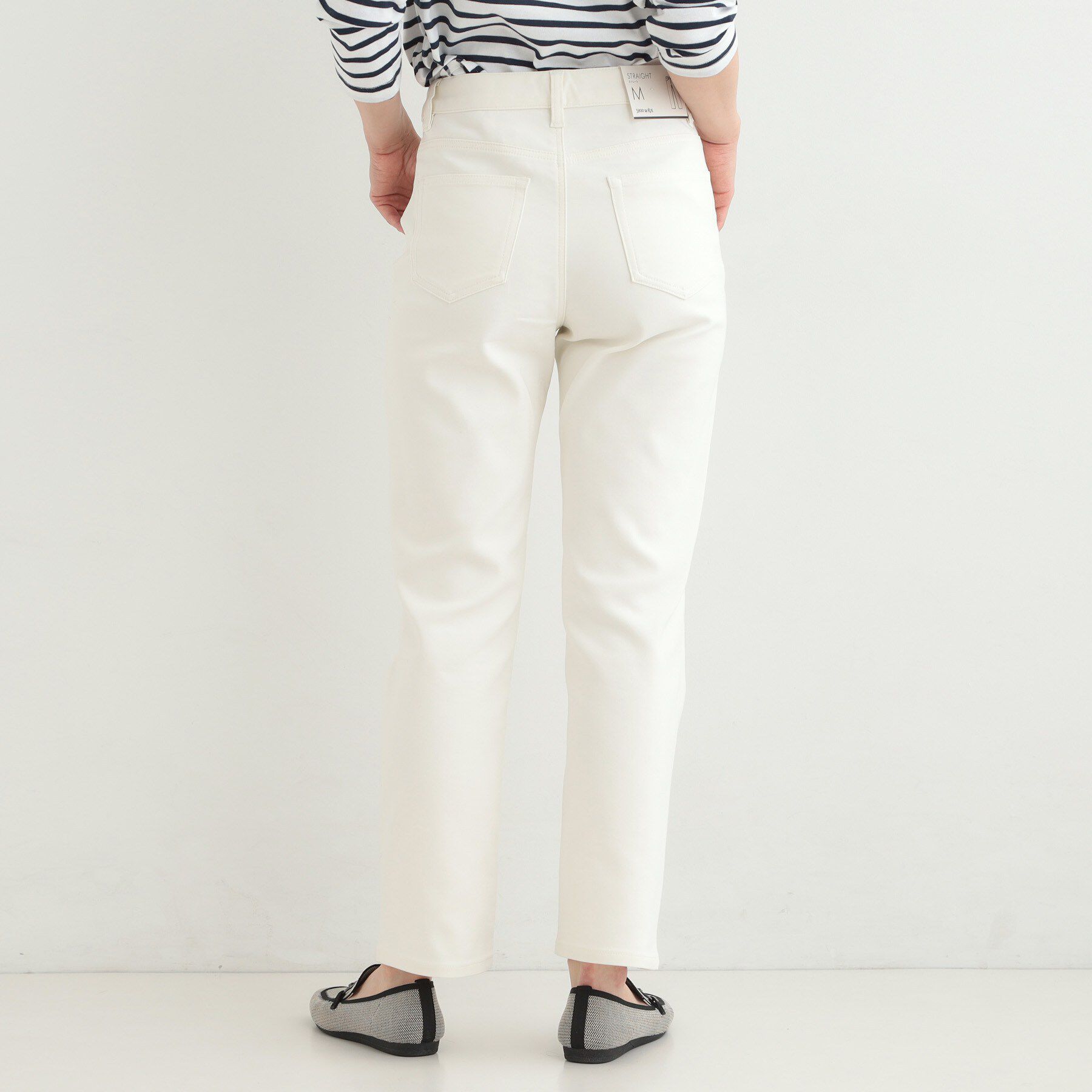 SHOO･LA･RUE「【洗濯機可/SS-LL/ストレッチ】すらっときれい見え 大人のストレッチストレートパンツ」|その他|