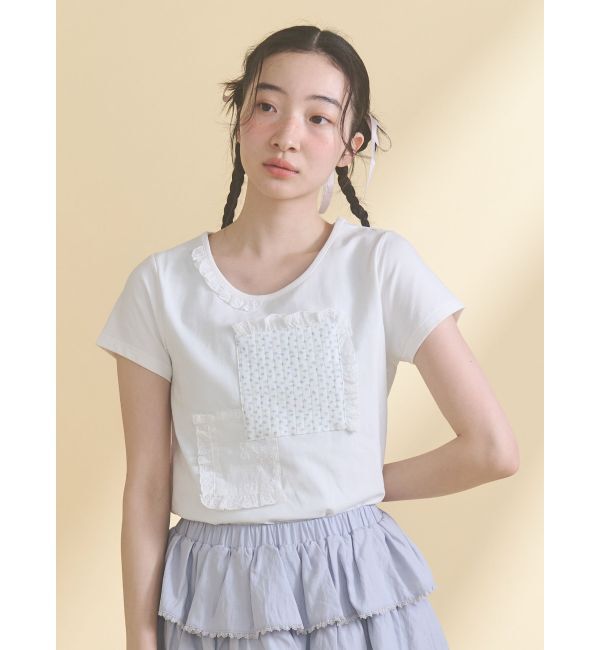 merry jenny「パッチワークリメイクtee」|Tシャツ・カットソー|