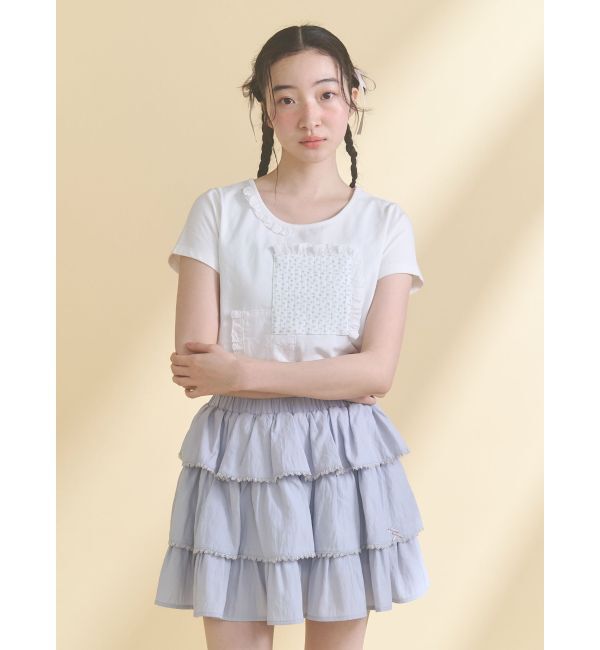 merry jenny「パッチワークリメイクtee」|Tシャツ・カットソー|