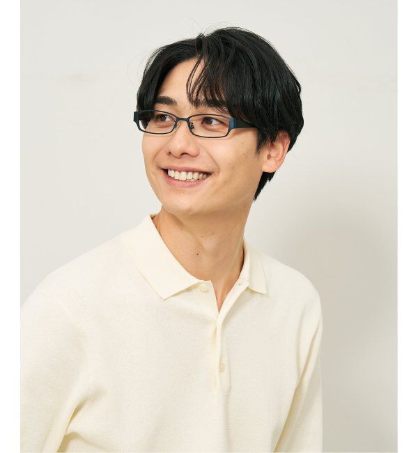  「スクエア型 メガネ｜伊達メガネ ビジネス スタイリッシュ 読書 度付き眼鏡  Zoff レンズ交換券付」|メガネ|