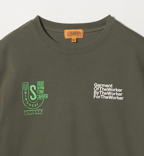 UNITED ARROWS green label relaxing「【別注】＜UNIVERSAL OVERALL＞グラフィック プリント Tシャツ / キッズ 140cm-160cm」|Tシャツ・カットソー|