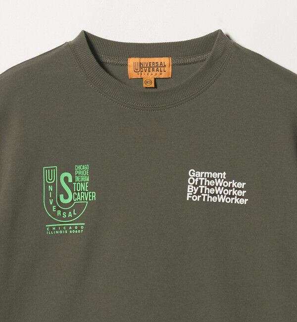 UNITED ARROWS green label relaxing「【別注】＜UNIVERSAL OVERALL＞グラフィック プリント Tシャツ / キッズ 100cm-130cm」|Tシャツ・カットソー|