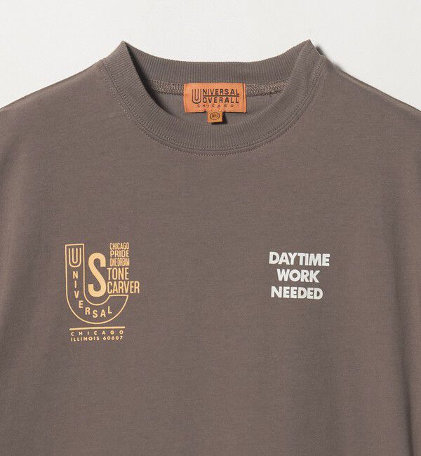 UNITED ARROWS green label relaxing「【別注】＜UNIVERSAL OVERALL＞グラフィック プリント Tシャツ / キッズ 100cm-130cm」|Tシャツ・カットソー|
