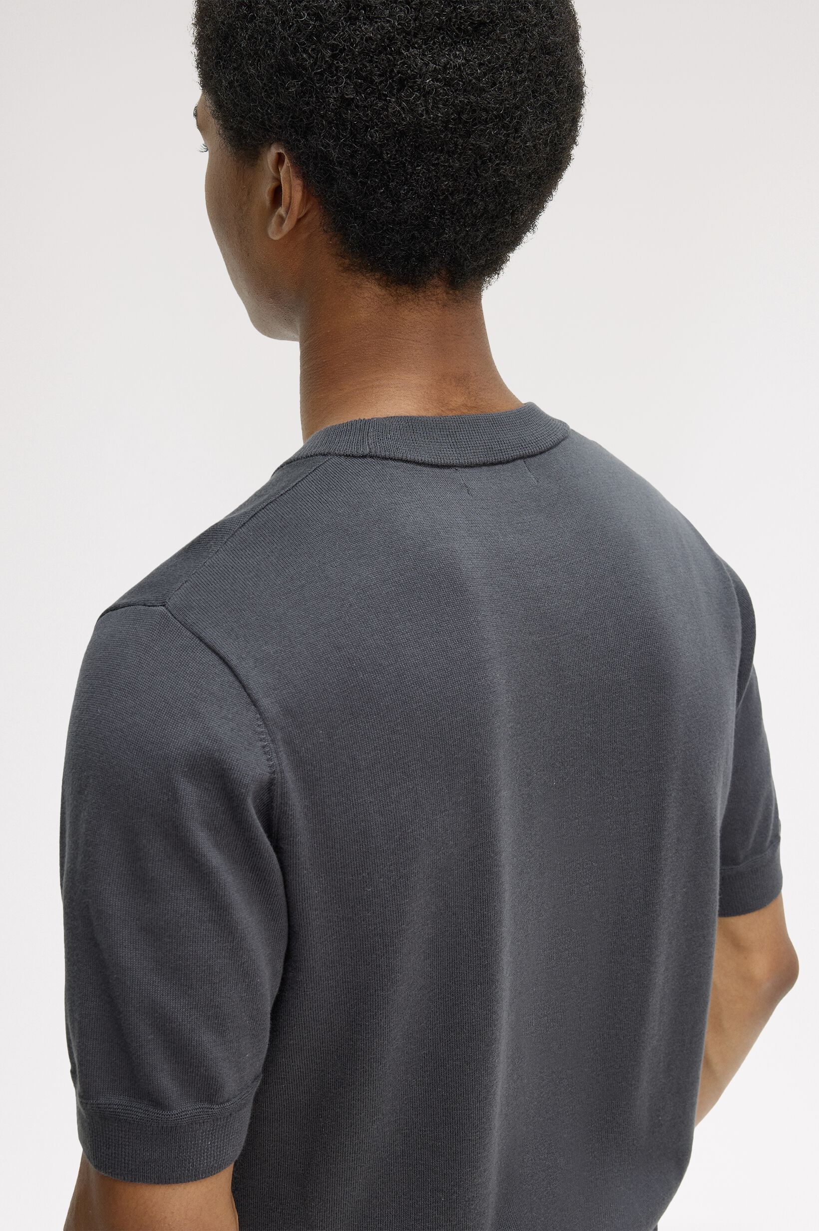 FRED PERRY 「Cotton Knitted T-Shirt」|ポロシャツ|