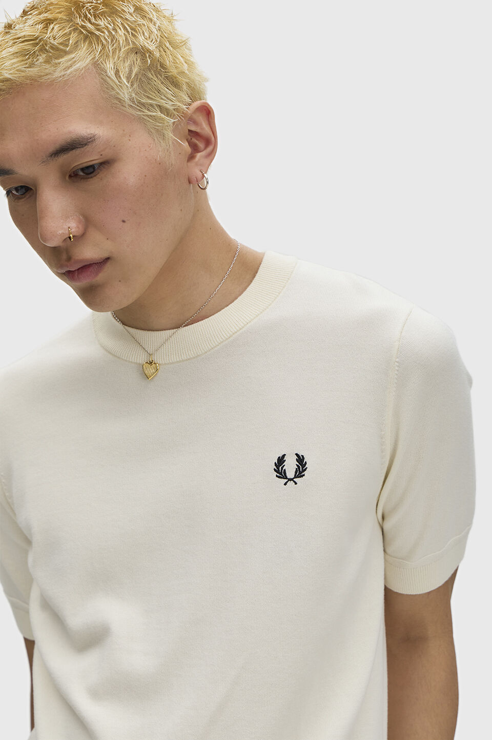 FRED PERRY 「Cotton Knitted T-Shirt」|ポロシャツ|