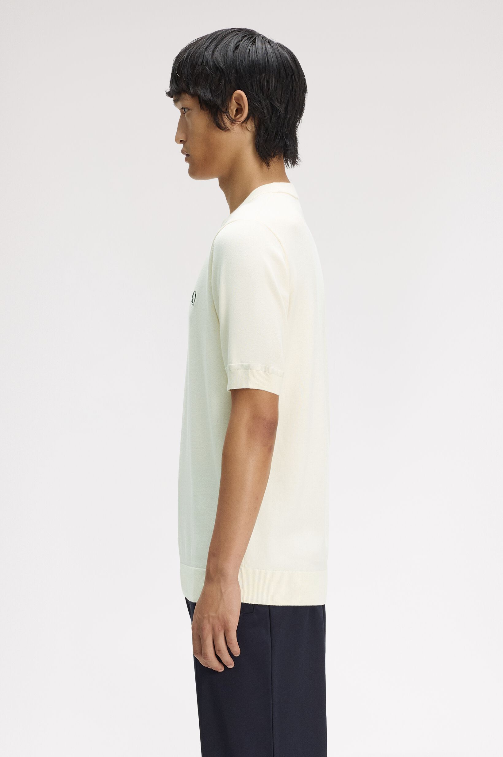 FRED PERRY 「Cotton Knitted T-Shirt」|ポロシャツ|