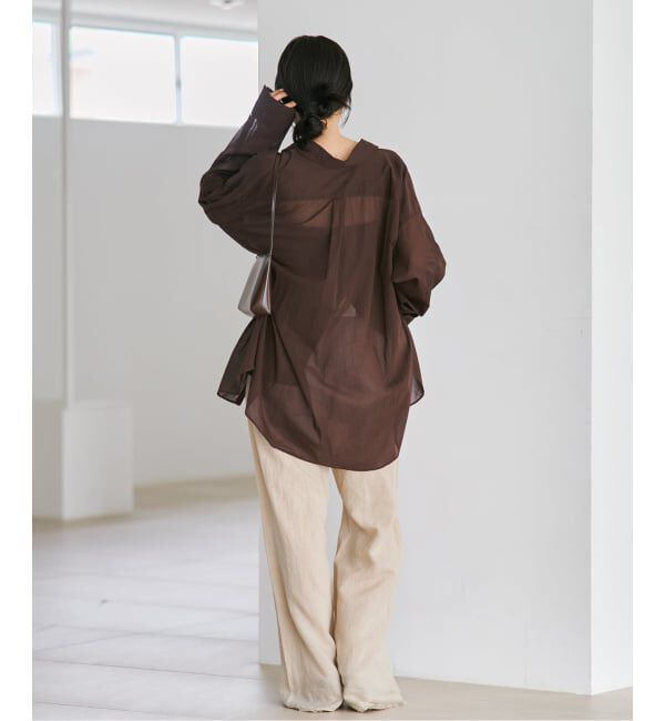 Plage「new cotton sheer シャツ」|シャツ・ブラウス|