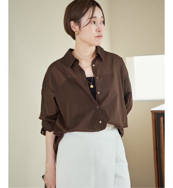 Plage「new cotton sheer シャツ」|シャツ・ブラウス|