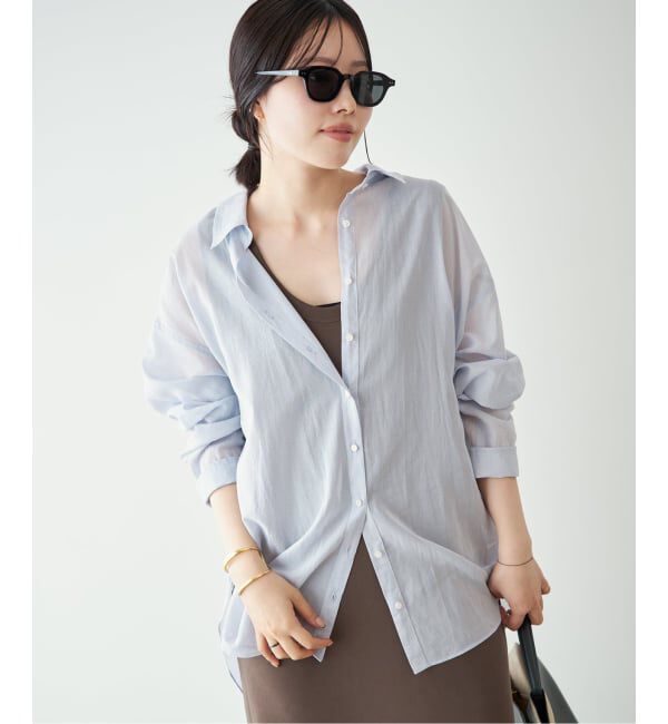 Plage「new cotton sheer シャツ」|シャツ・ブラウス|