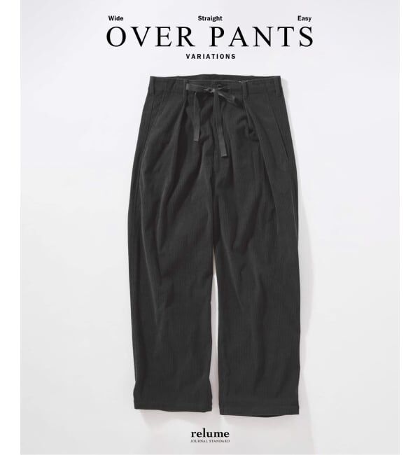 JOURNAL STANDARD relume「Pコーデュロイ オーバーパンツ」|スラックス|グレー