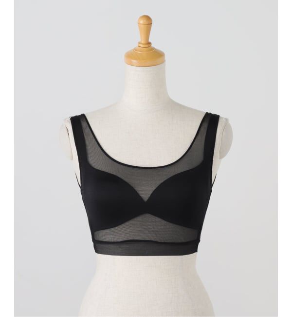 JOURNAL STANDARD「【NICENICE MOMENT / ナイスナイスモーメント】MESH BRA TANK」|インナー|ブラック
