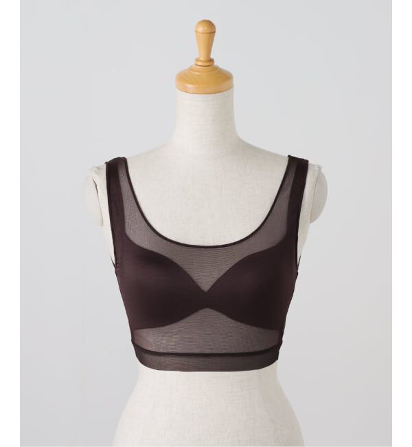JOURNAL STANDARD「【NICENICE MOMENT / ナイスナイスモーメント】MESH BRA TANK」|インナー|ブラウン B