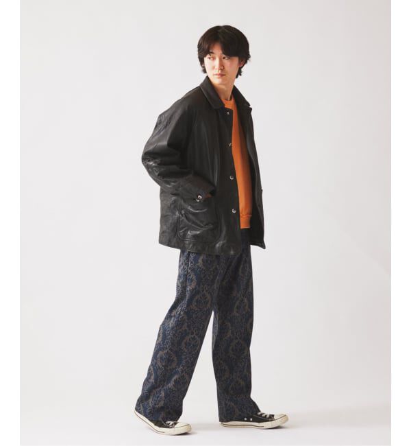 JOURNAL STANDARD relume「ゴートレザー カバーオール」|ライダースジャケット|