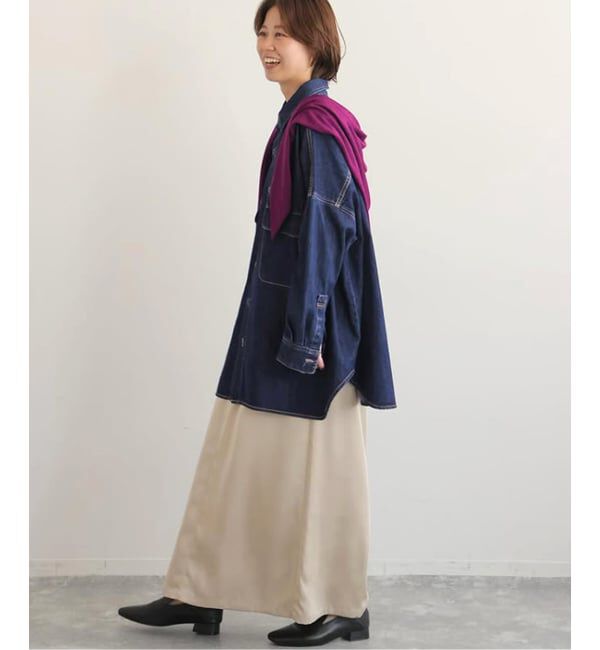 JOURNAL STANDARD relume「《追加》【LANCER/ランサー】デニムビッグシャツ」|シャツ・ブラウス|