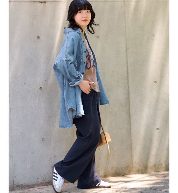 JOURNAL STANDARD relume「《追加》【LANCER/ランサー】デニムビッグシャツ」|シャツ・ブラウス|